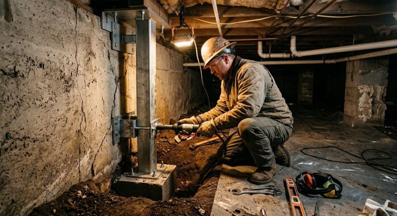 Basement Stabilization in Columbus, OH