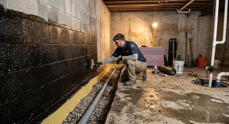 Basement Walls Waterproofing in Birmingham, AL