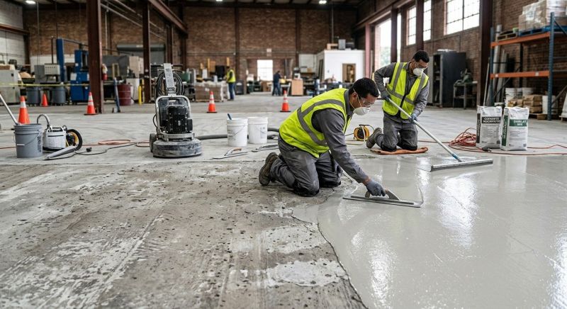 Garage Concrete Resurfacing in Des Moines, IA